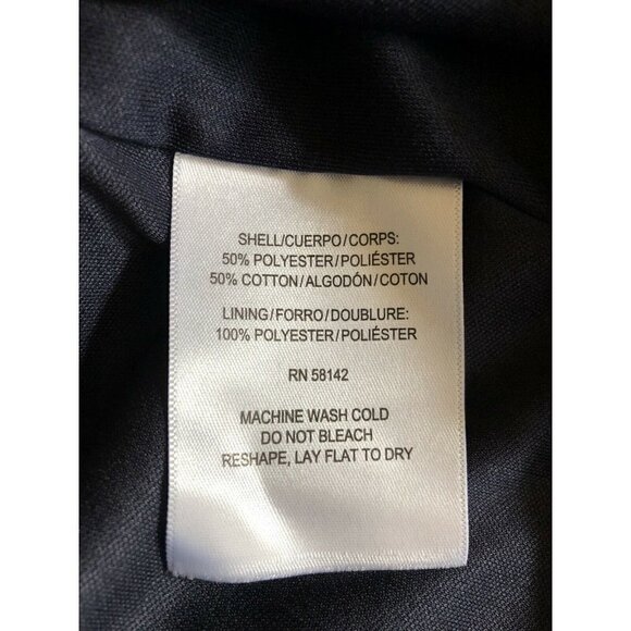 Maggy London Womens Navy Blue Tonal Floral Halter Dress Size 12 US - Picture 7 of 9